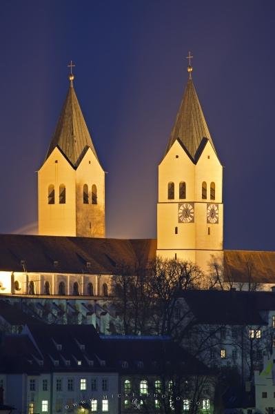 Photo: 
Towers Freisinger Dom Freising Bavaria Germany