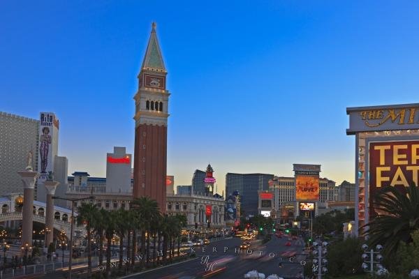 Photo: 
Sin City Las Vegas Strip Twilight